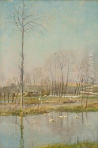 French River Landscape by David Murray
