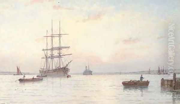 Sunset on Southampton Water - view 1