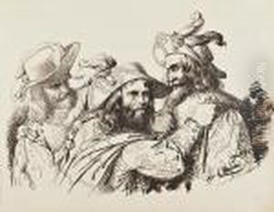 La Cospirazione Contro Carlo I D'angio by Cesar Mussini