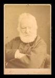 Portrait De Victor Hugo by Gaspard Felix Tournachon Nadar