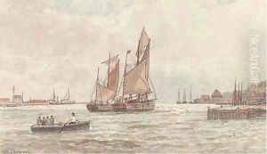 Shipping in an estuary