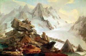 The Mountains at Lauteraar, 1776 by Caspar Wolf