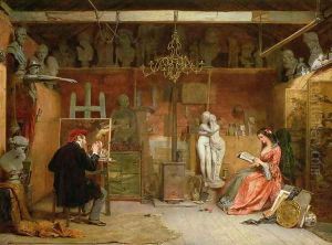 The Artists Studio by James Digman Wingfield