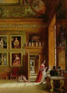 Hampton Court, 1849 by James Digman Wingfield