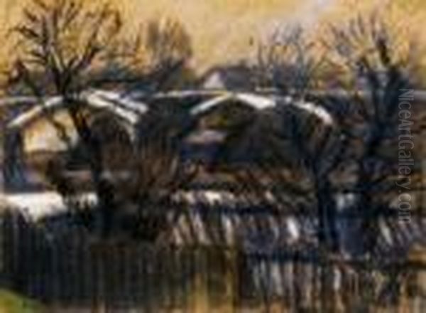 Snow-covered Rooftops - view 1