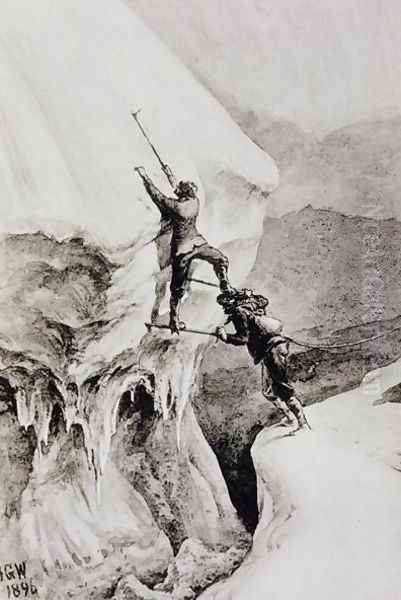 Is it Possible, from Scrambles Amongst the Alps, by Edward Whymper, published 1871 - view 1