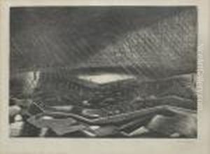 Rain, Lake Zillebeke by Paul Nash