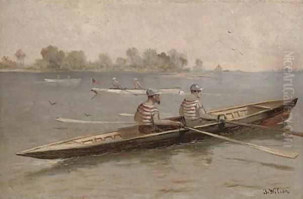 Sculling - view 1
