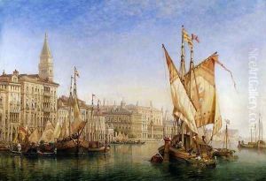 The Doge's Palace From The Entrance To The Grand Canal