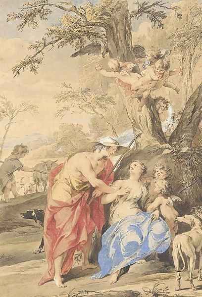 Jupiter and Mnemosyne - view 1