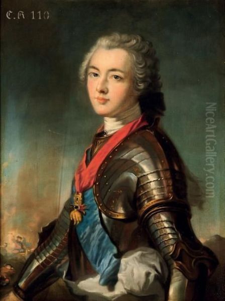 Portrait Du Duc De Penthievre Lors De La Bataille De Fontenoy - view 1