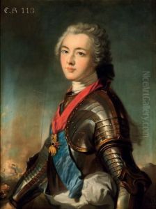 Portrait Du Duc De Penthievre Lors De La Bataille De Fontenoy