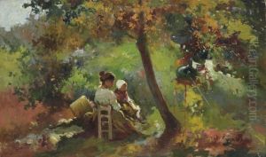 In The Garden by Jose Navarro
