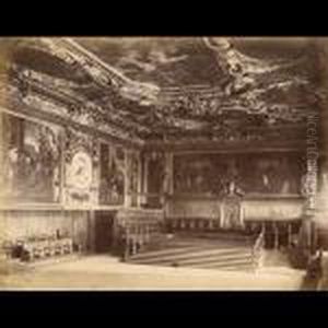 Venezia Sala Del Maggior Consiglio In Palazzo Ducale by Carlo Naya