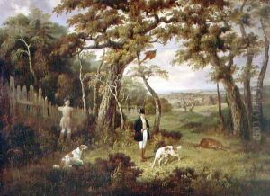 Pheasant Shooting by Dean Wolstenholme, Snr.