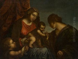 Matrimonio Mistico Di Santa Caterina by Jacopo Negretti