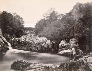 The Lledr Bridge, near Bettws-y-coed by Clarence Henry White