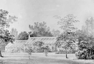 Greenhouse, David Hosack Estate, Hyde Park, New York (from Hoasack Album) by Thomas Kelah Wharton