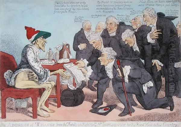 An Address of Thanks from the Faculty to the Right Hon. Mr. Influenzy for his Kind Visit to the Country, 1803 - view 1