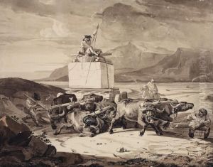Thorvaldsen A Roma by Friedrich Nerly