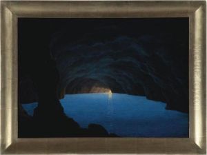Grotto Azuri, Capri by Carl Johan Neumann