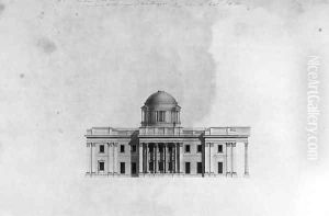 Elevation of Side Front of a house, 1815 by Benjamin Dean Wyatt