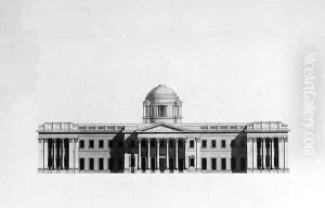 Elevation of Principal Front of a house, 1815