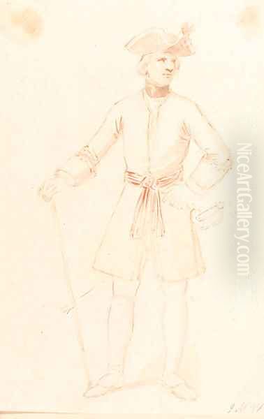 An album of drawings of subjects from Shakespeare, Milton, Cervantes and Scott, studies for illustrations in The Spectator and architectural drawings - view 1