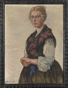 "madl Aus Seis-tirol. Blau" by Arthur Nikodem