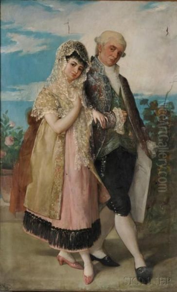 A Courtly Couple - view 1