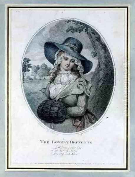 The Lovely Brunette, engraved by E. Williams, pub. by Prattent, 1786 - view 1