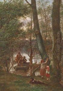 At the riverbank by William Ward