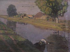 Lungo Il Canale by Arturo Noci