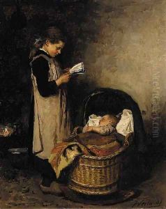 Minding the baby by Johannes Weiland