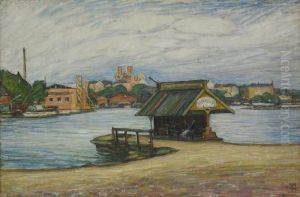 Angbatsbryggan Vid Grondal by Karl Nordstrom