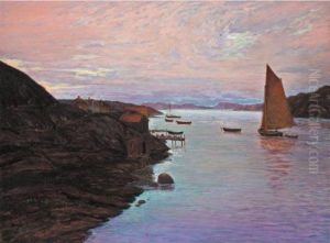 Blatt Vatten (blue Water), Kyrkesund by Karl Nordstrom
