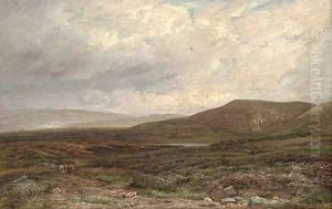 On the moors near Bolton, Yorkshire by Edmund Morison Wimperis