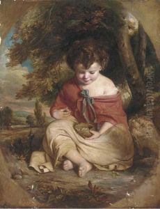 A Child With A Bird's Nest