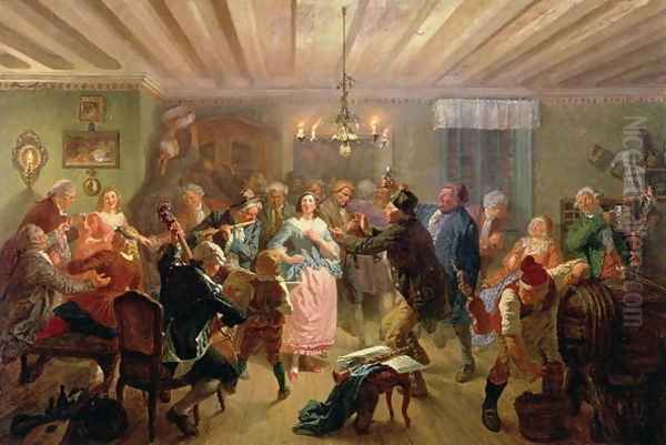 The Concert at Tre Byttor, Scene from 'Fredman's Epistle' Number 51, 1860 - view 1