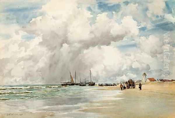 On the Dutch coast - view 1