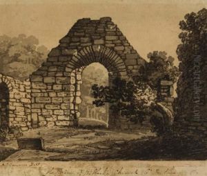 The Ruins Of Killester Church, Co. Dublin by James Arthur O'Connor
