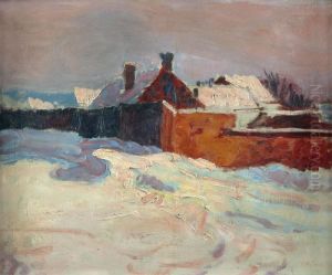 Ferme Dans La Neige A Pont Aven, by Roderic O'Conor
