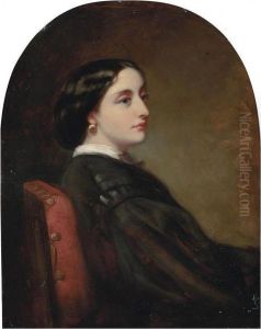 Portrait Of A Lady, Seated Half-length