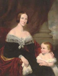 Portrait of a mother and child Portrait of a mother and child