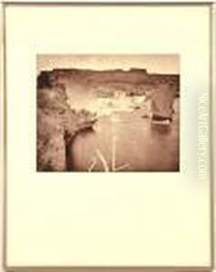 Shoshone Falls by Timothy O Sullivan