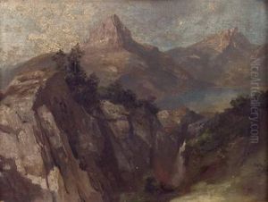 Der Spuller See In Vorarlberg by Adolf Obermullner