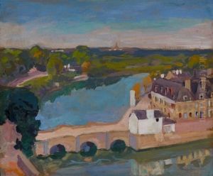 Paysage Au Vieux Pont