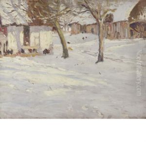 Winter Trees On The Farm