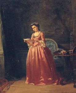 The Love Letter by Petrus Theodorus Van Wyngaerdt