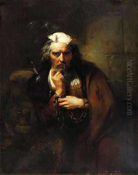 Christopher Columbus in chains - view 1